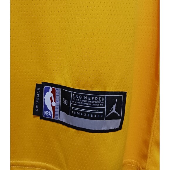 Tyrese Haliburton (Jordan)-(Pacers)-(Jersey)-(Yellow)-(Good Cond.)-(L)-$105.00 - Picture 9 of 11